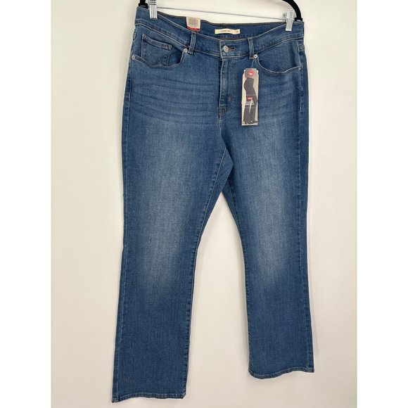 Levi's Womens Classic Bootcut Jeans Medium Wash Blue Size 14/32 NEW - Picture 2 of 7